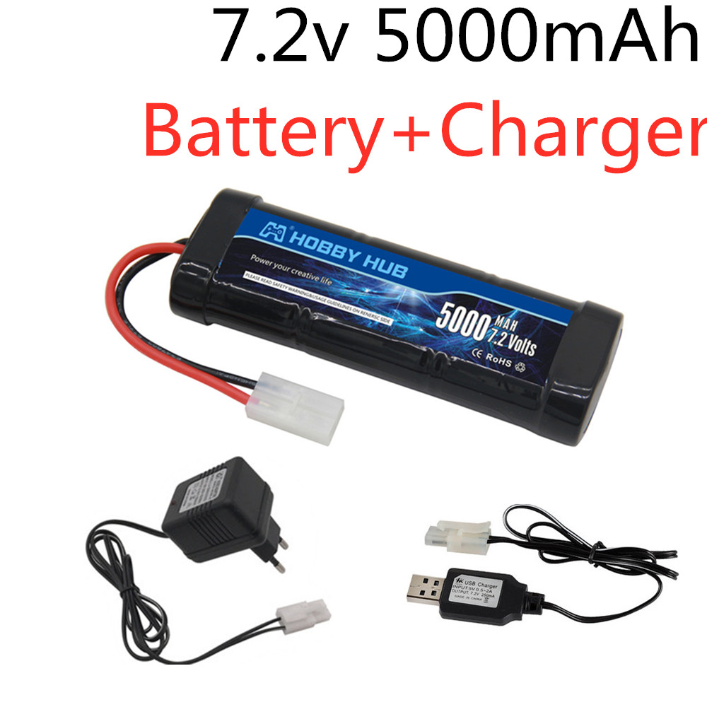 Rc Hobbyking - 7,2 V 5000 mAh Ni-MH-Akku mit