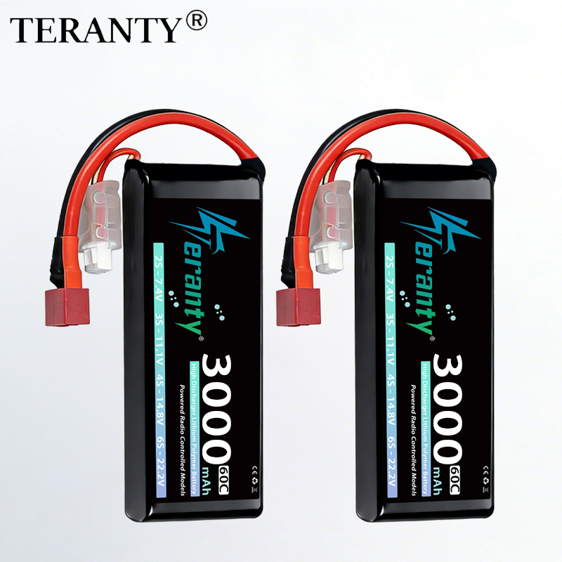 Rc Hobby Airplanes - TERANTY 2S 3000mAh Lipo-Akku 7,4V 60C