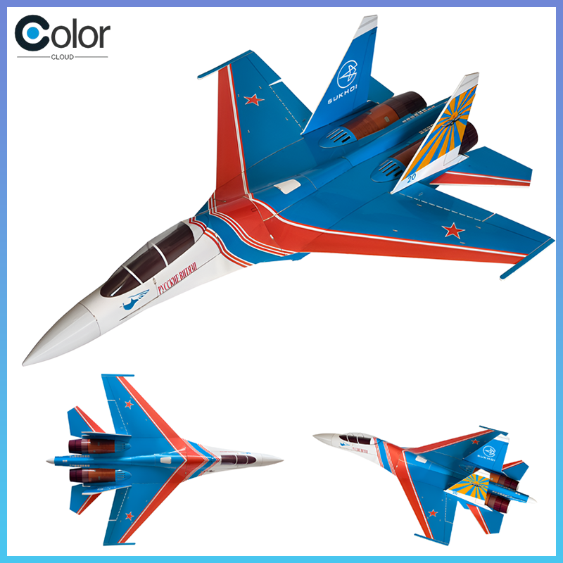 Rc Hobby Kit - Su-27 RC-Kampfjet mit Impeller, Dual 30mm