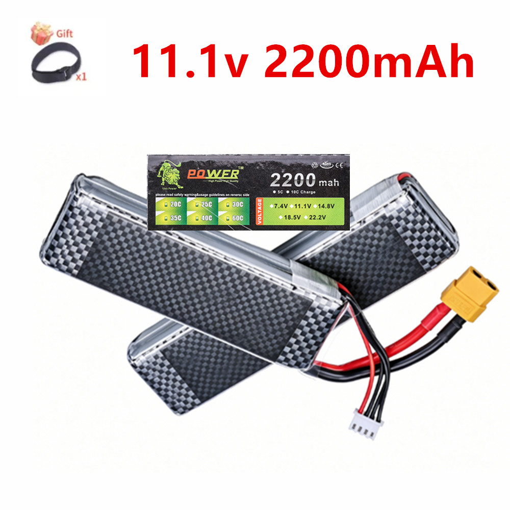Rc Hobby Airplanes - 3S 11,1V 2200mAh 35C Lipo-Akku mit