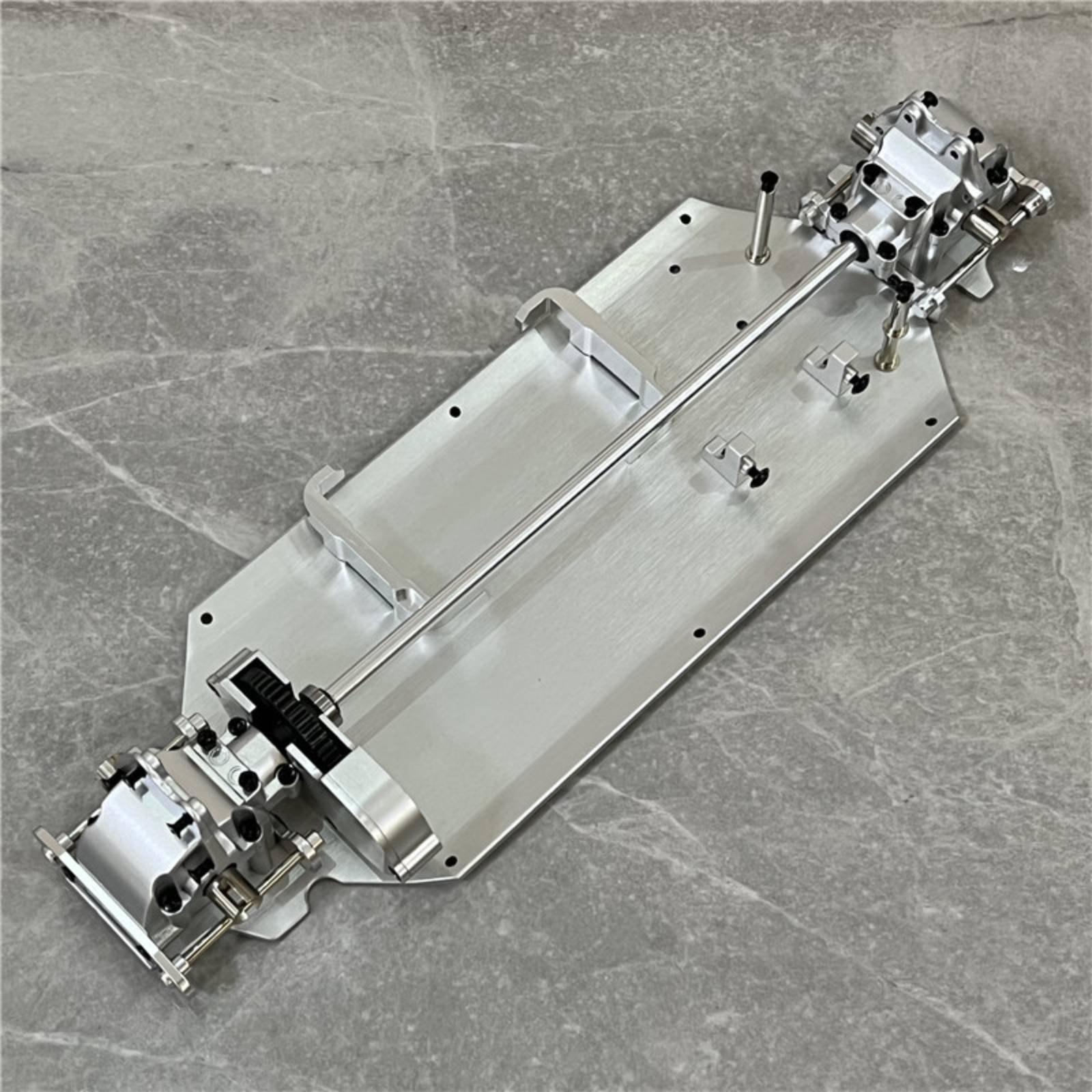 Rc Hobby Kit - 1/12 Maßstab Auto-Antriebsstrang-Kit Hochleistungs-Metall RC-Auto-Chassis-Kit Hobby-Teil