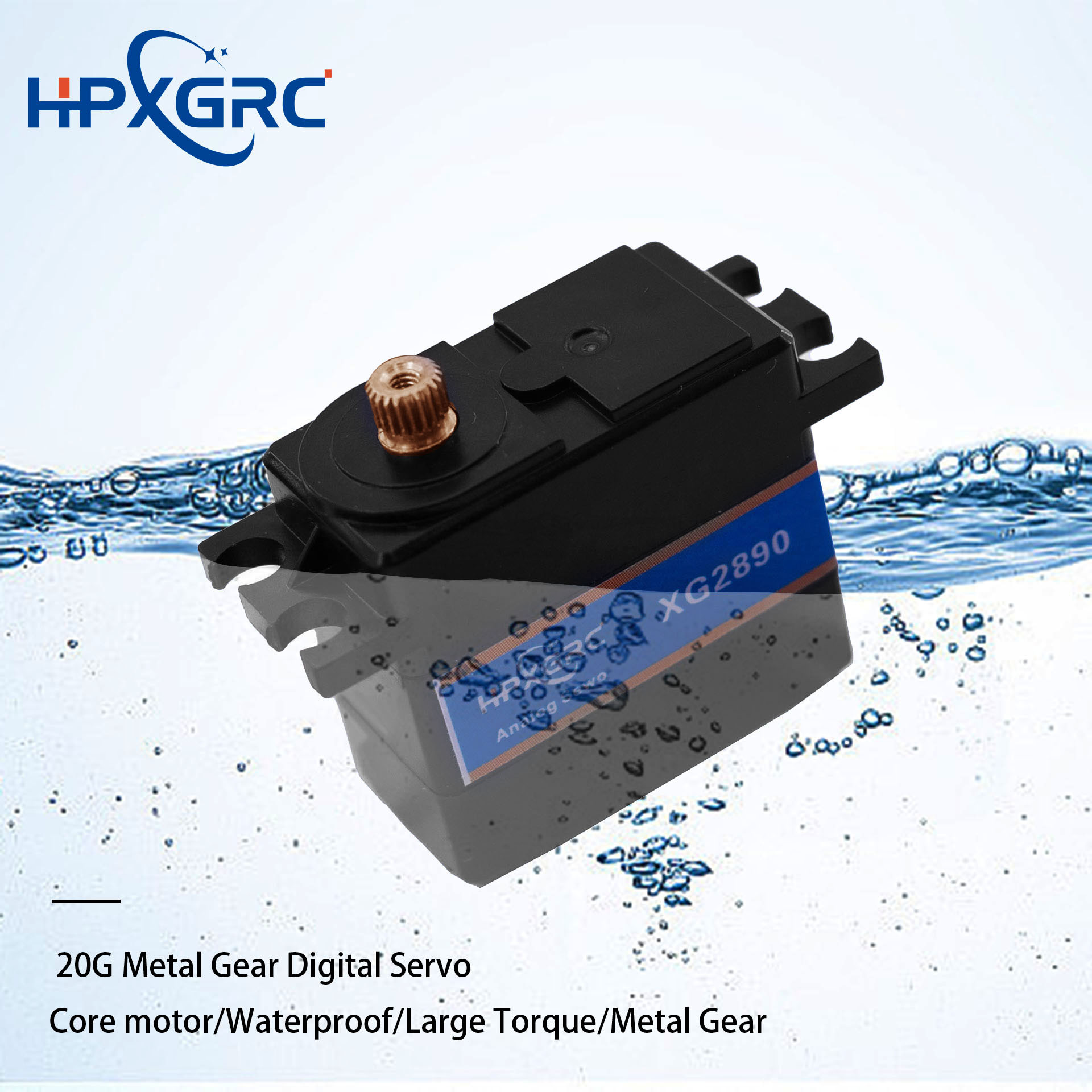 Rc Hobby Drift Car - HPXGRC Wasserdichtes Servo 9g 17g 20g