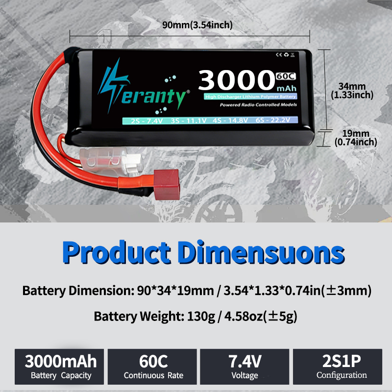TERANTY 2S 3000mAh Lipo-Akku 7 – Rc Hobby Airplanes Bewertung und Preis