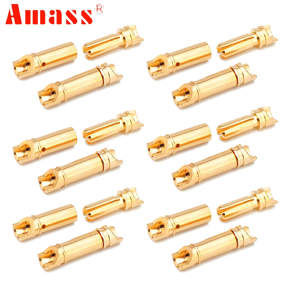 5 Paar/Set Amass 3,5mm 4mm Gol – Rc Hobbyking Bewertung und Preis