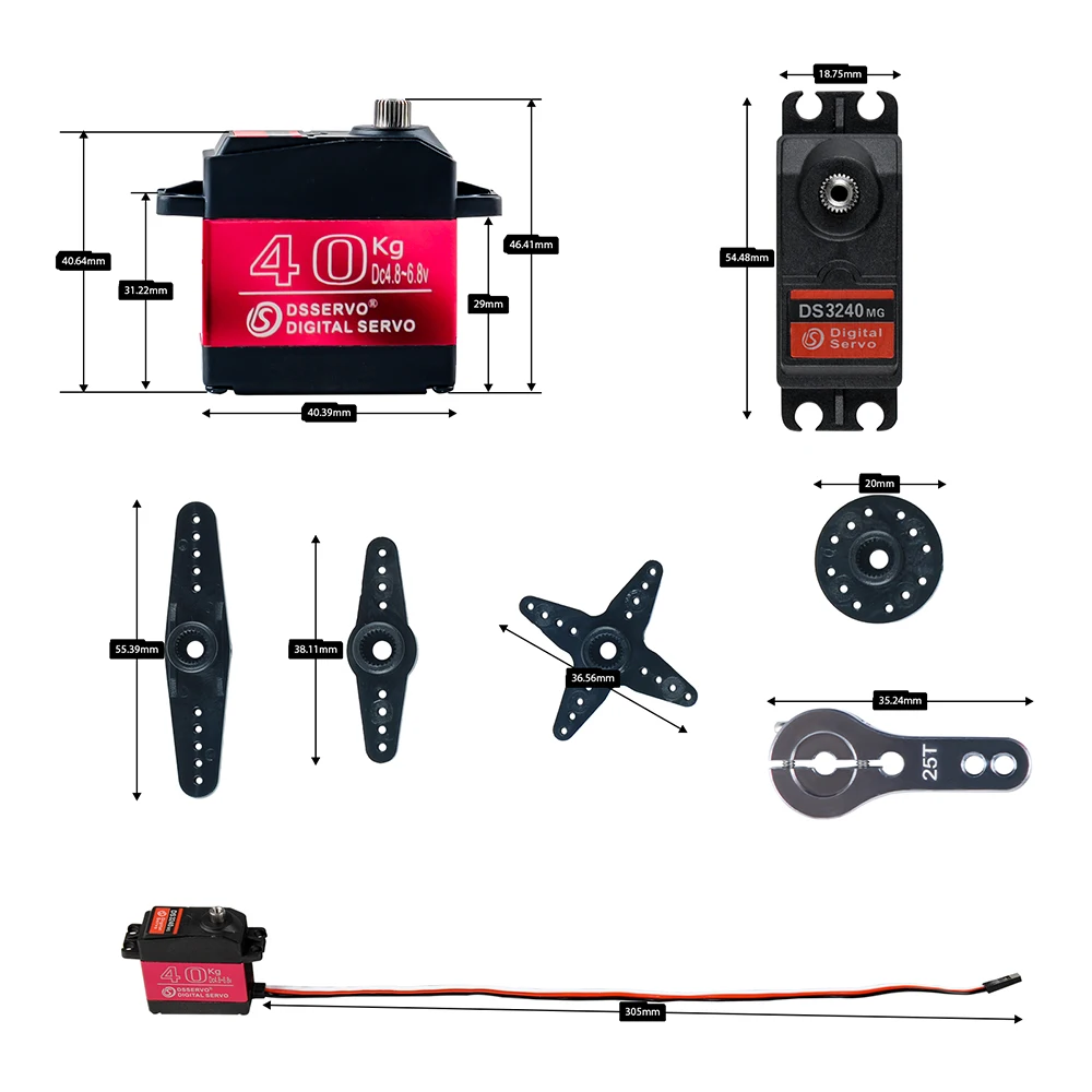 40 kg Dsservo DS3240 großes Dr – Rc Hobby Products Bewertung und Preis