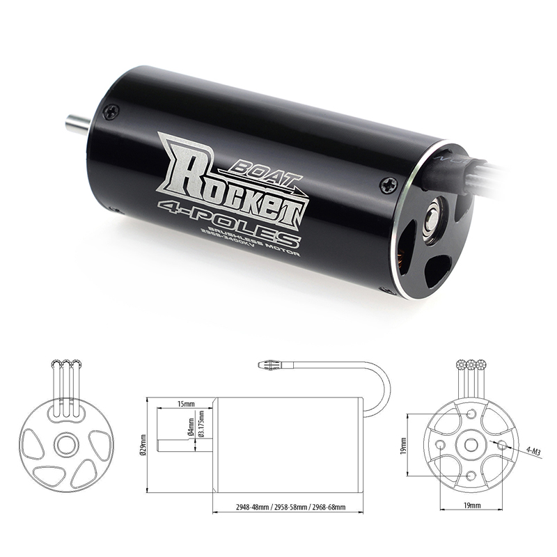 ROCKET RC 2968 2958 2948 Bürst – Rc Hobbyking Bewertung und Preis