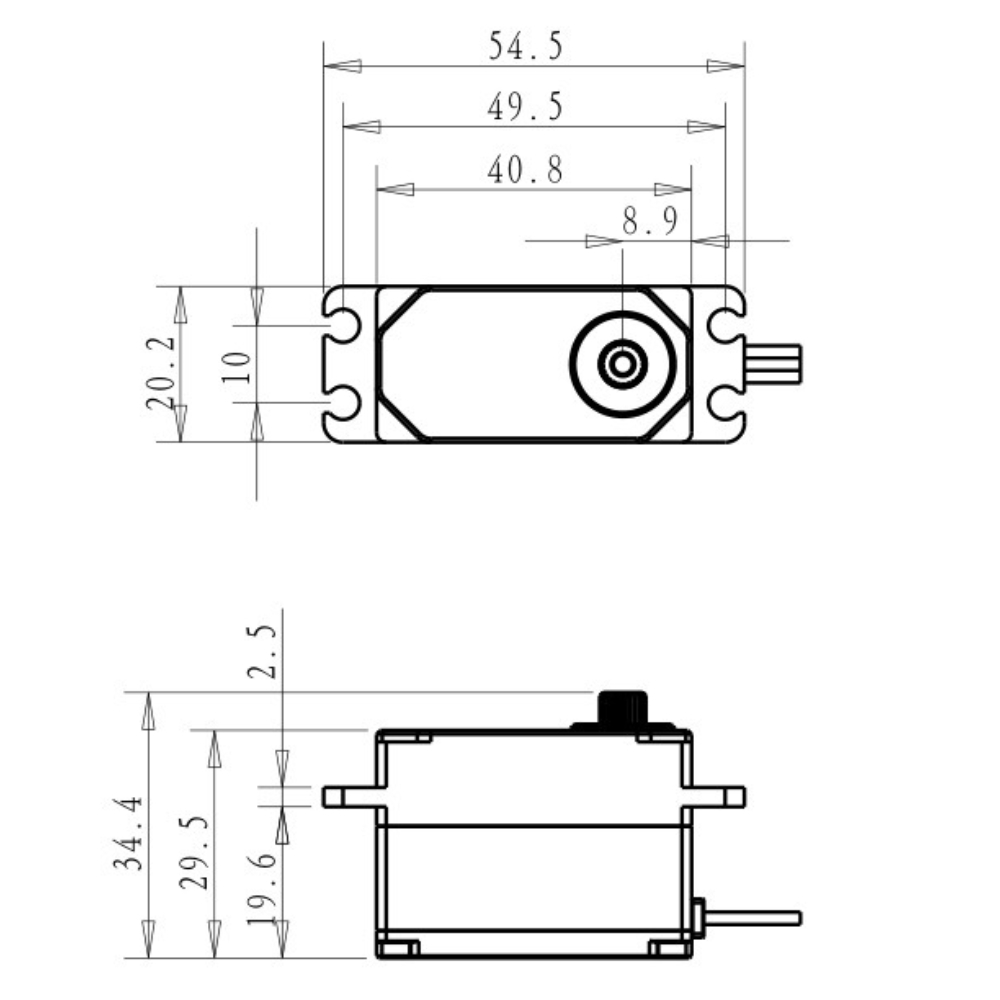 Dsservo BLS4355 55KG Flaches V – Rc Hobby Products Bewertung und Preis