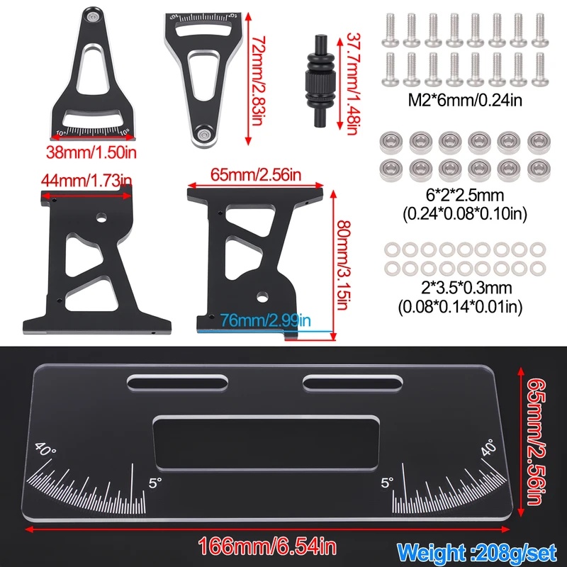 CNC-Aluminium RC-Chassis-Messw – Rc Hobby Drift Car Bewertung und Preis