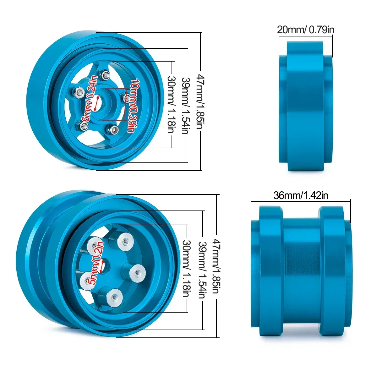 Aluminium Beadlock Wheels für  – Rc Hobby Kit Bewertung und Preis
